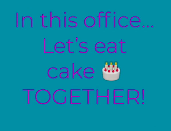 Cake video